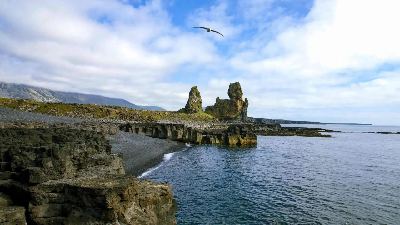 Djupalonssandur Beach, Utnesvegur, Hellnar Iceland