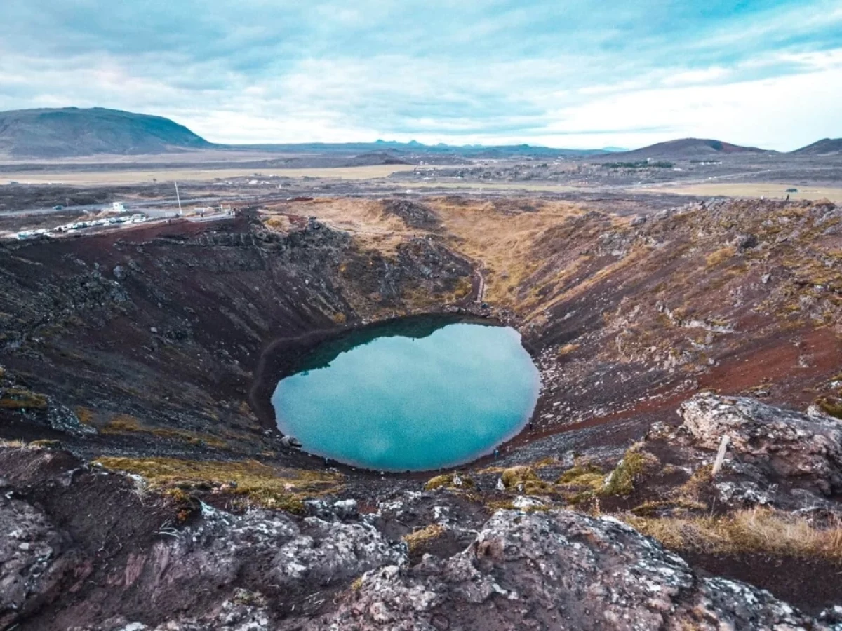 Kerið Volcanic Crater Lake