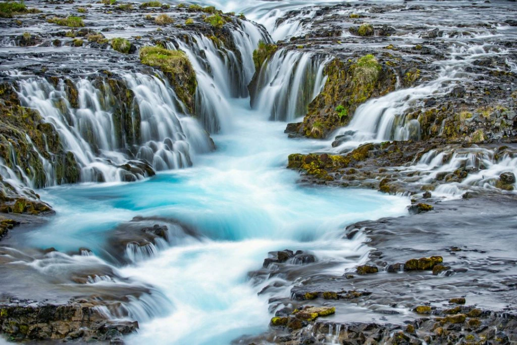 Brúarfoss Waterfall