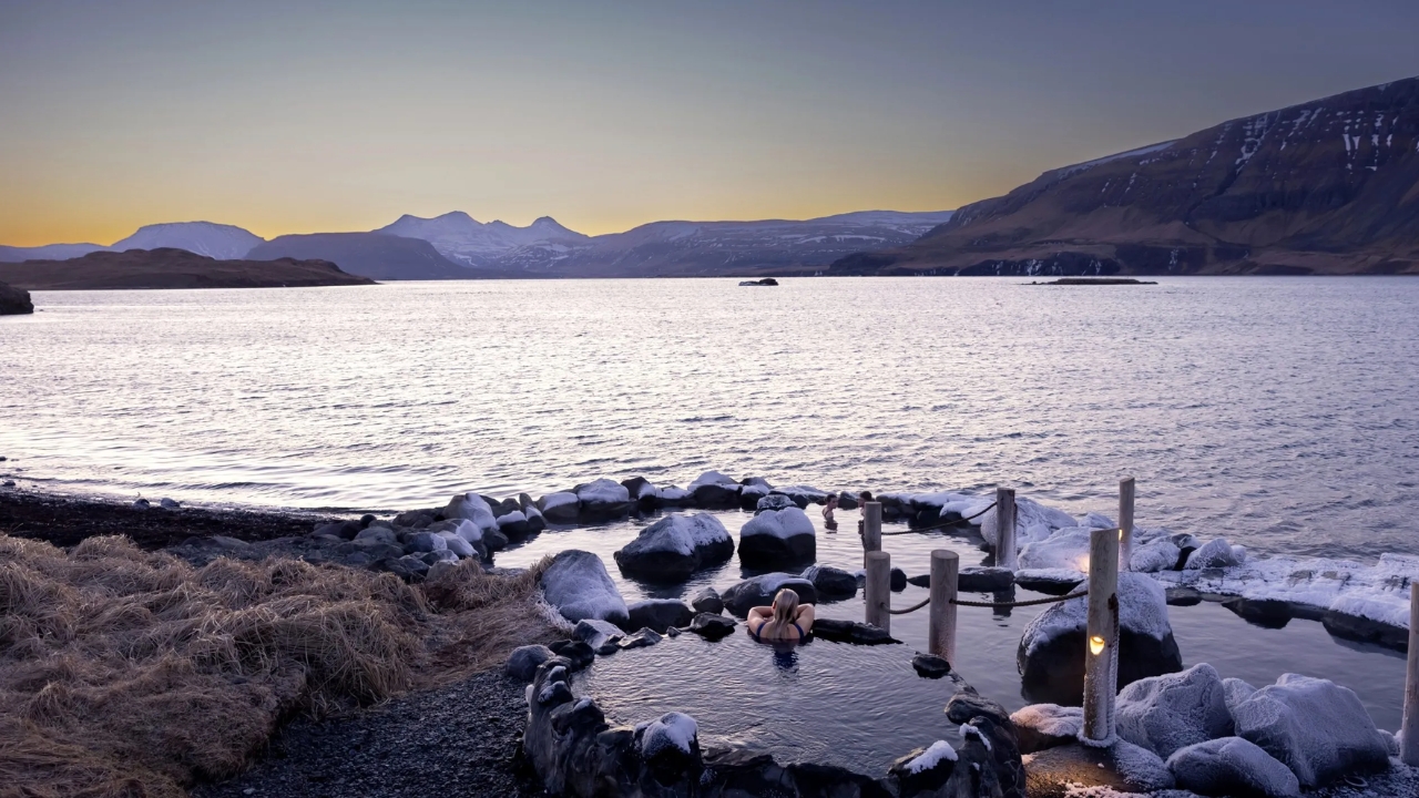 Hvammsvik hotsprings bath