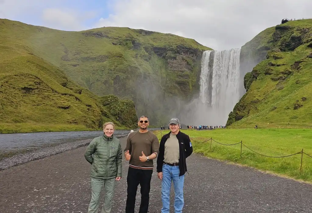 Waterfall in Iceland