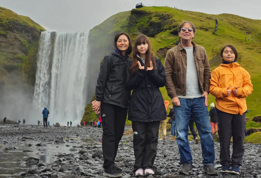 Waterfall in Iceland