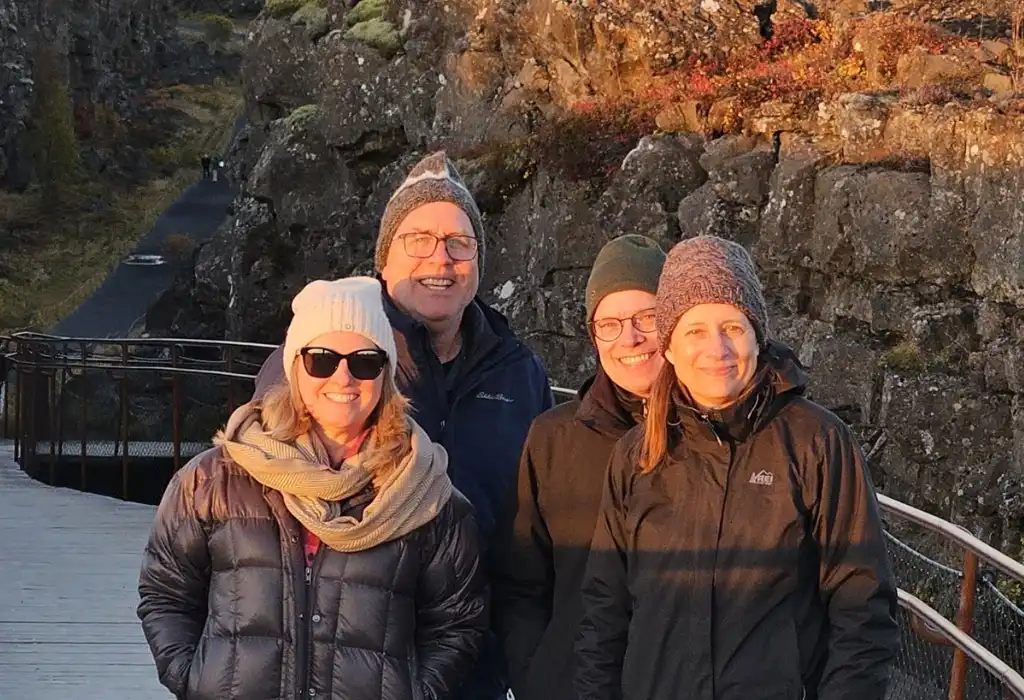 Tourists in Iceland