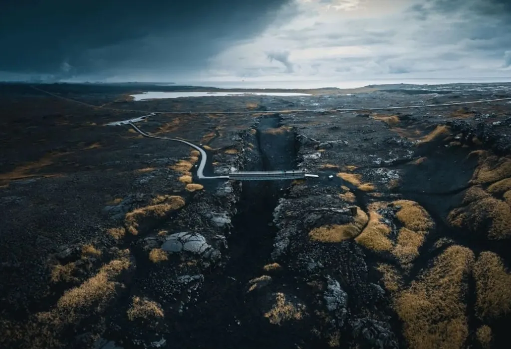 Bridge between the Continents Iceland