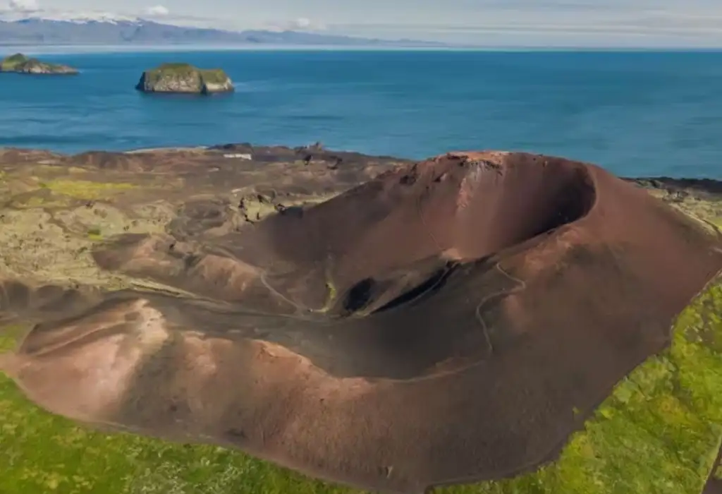 Eldfell Volcano in Iceland