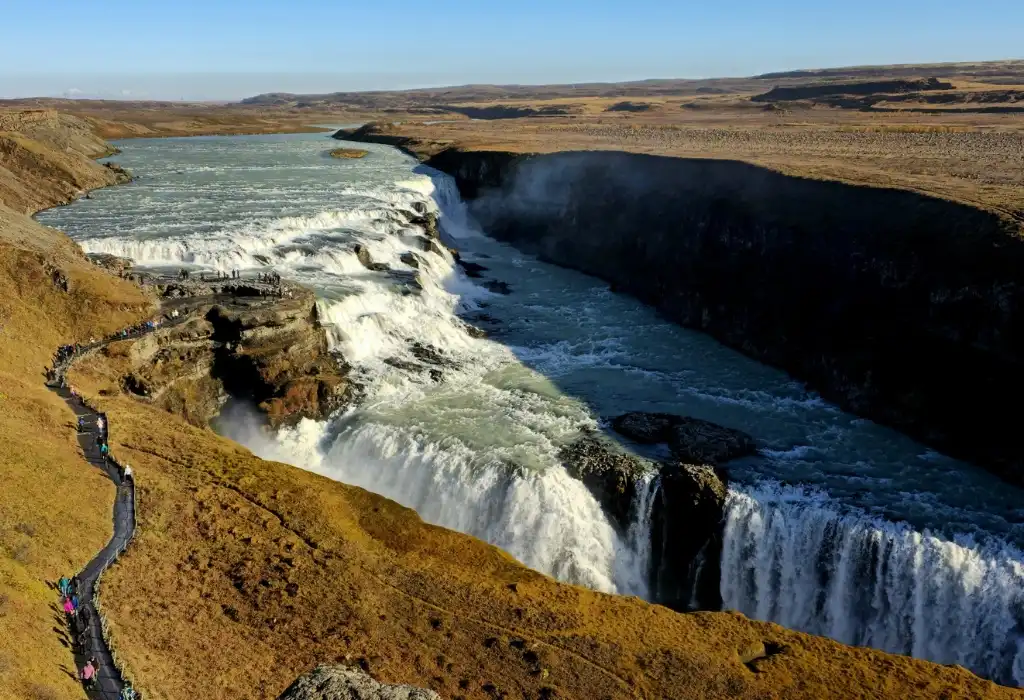 Gullfoss waterfall Iceland