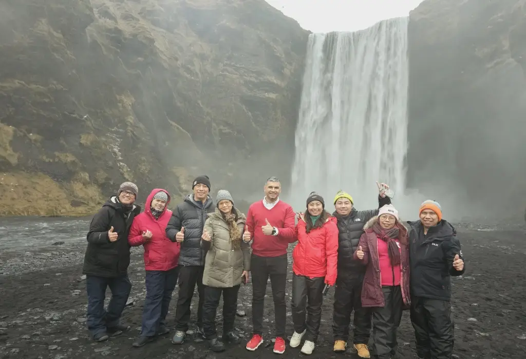 Waterfall in Iceland