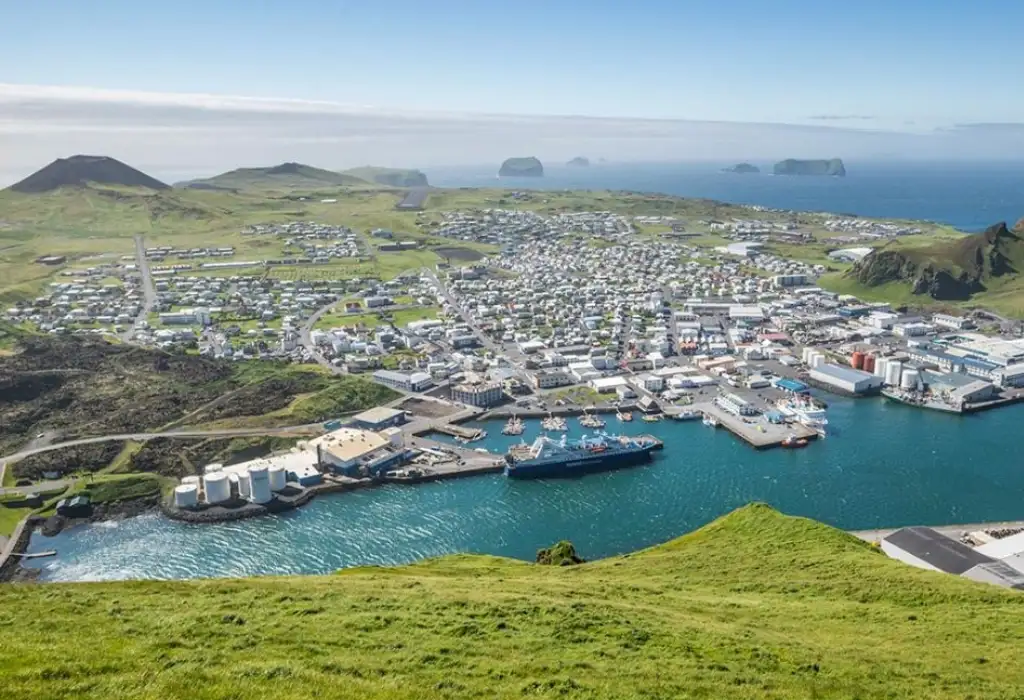 Heimaey Island in Iceland