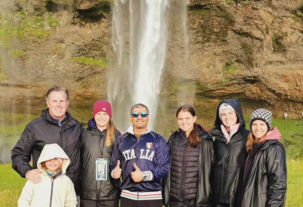 Waterfall in Iceland
