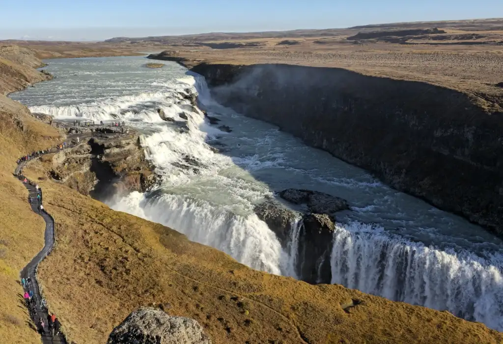 Gullfoss Waterfall Iceland