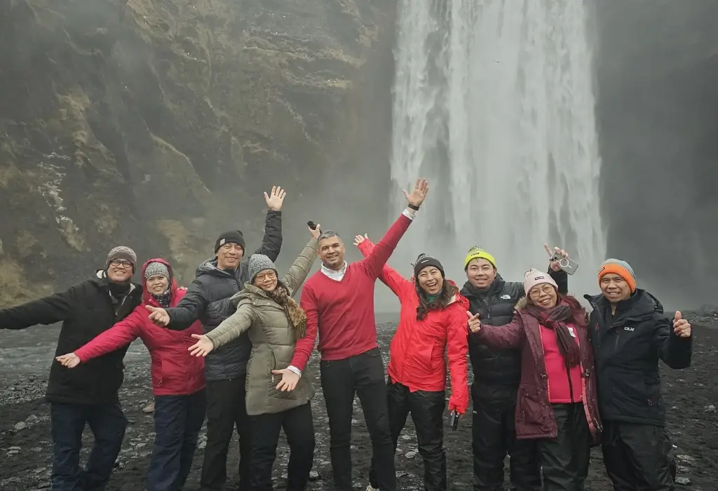 Waterfall in Iceland