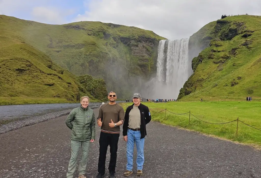Waterfall in Iceland