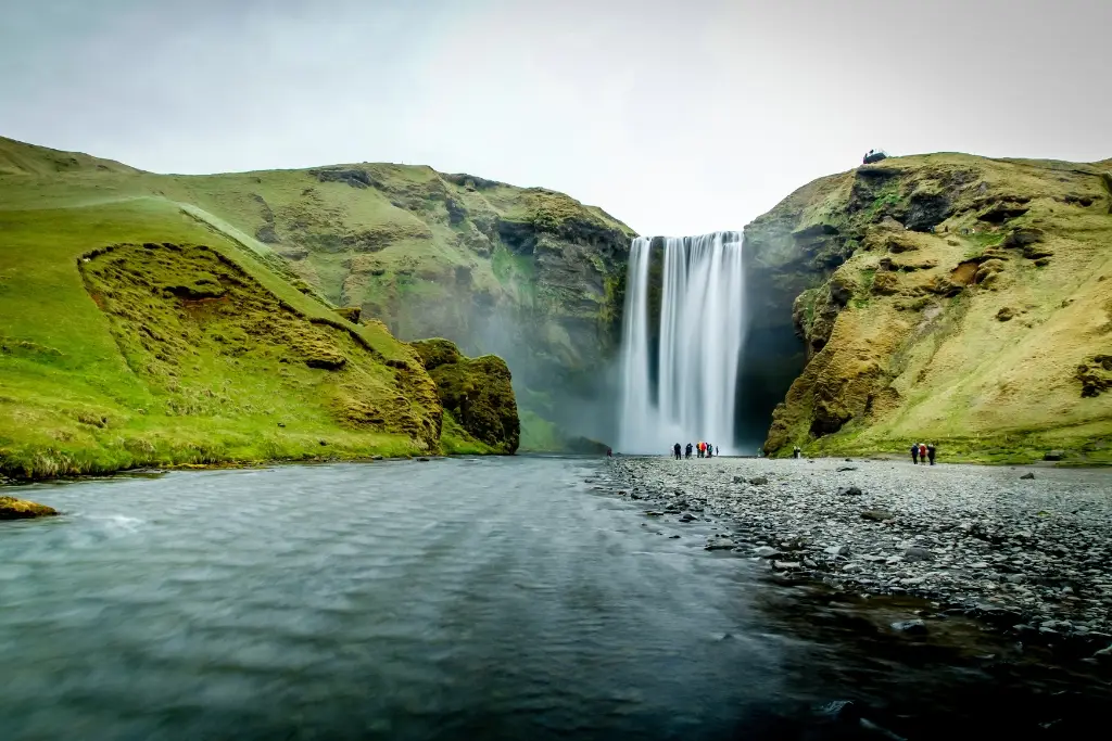 Waterfall in Iceland