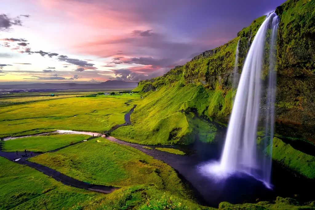 Waterfall in Iceland