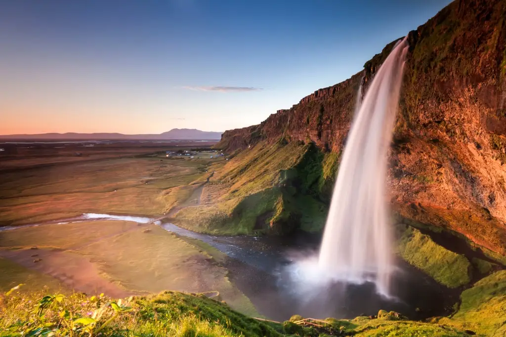 Waterfall in Iceland