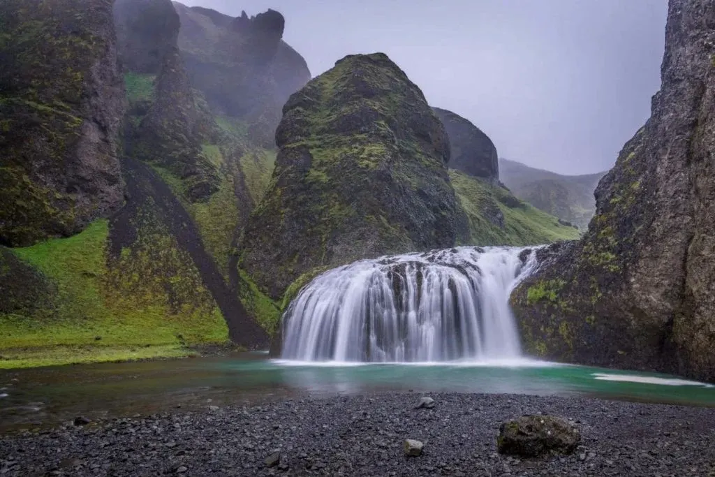 Stjórnarfoss waterfall